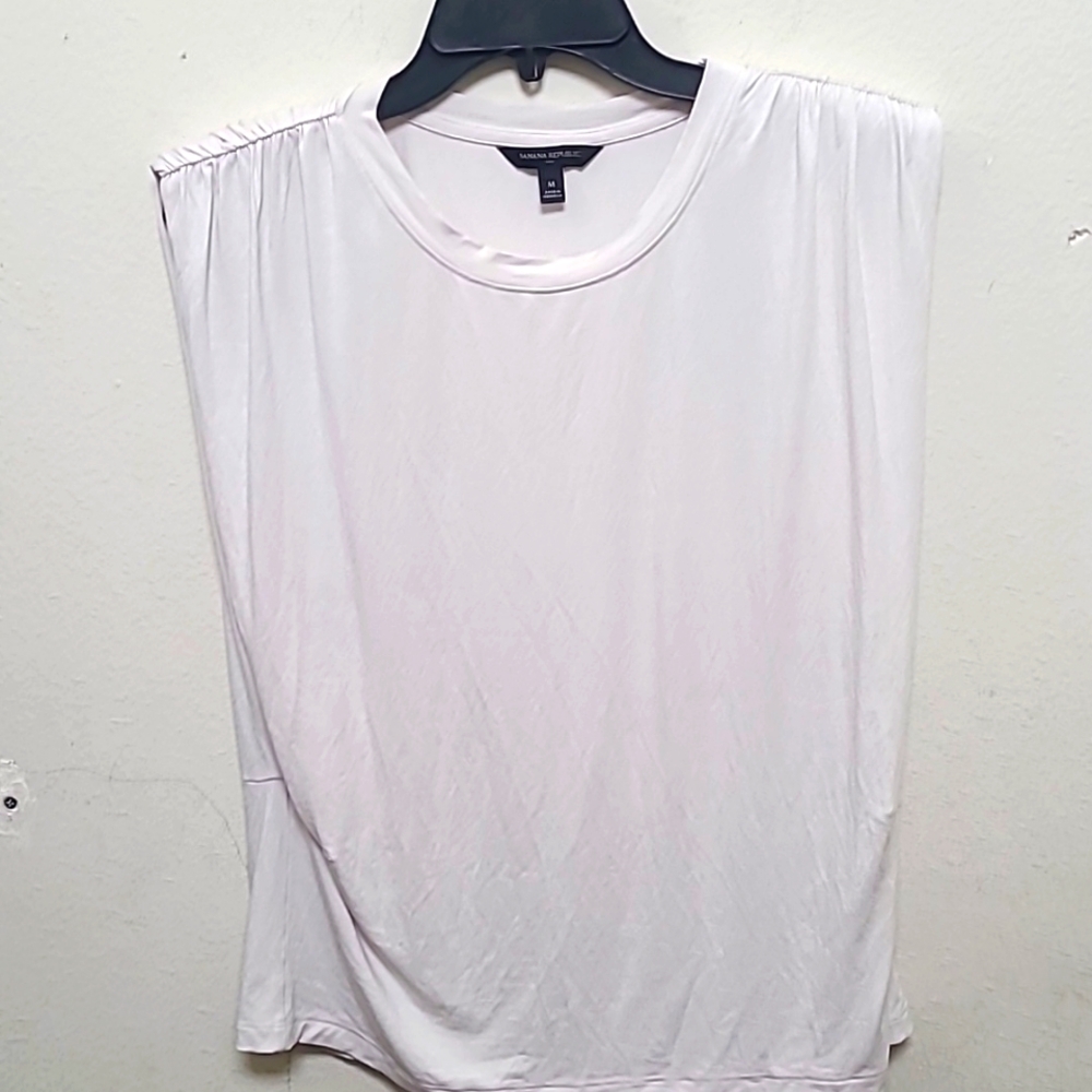 Banana Republic padded shirt, off-white top